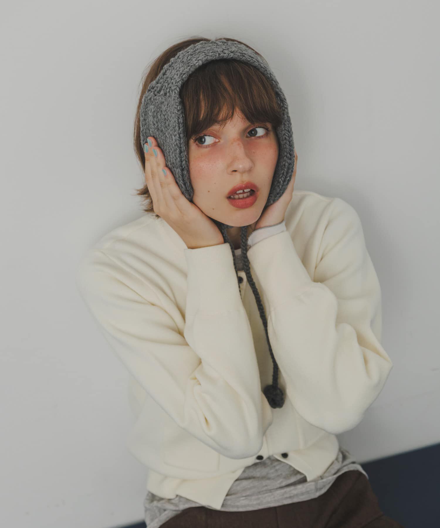 SMELLY「ニットイヤーマフ」|イヤーマフ|