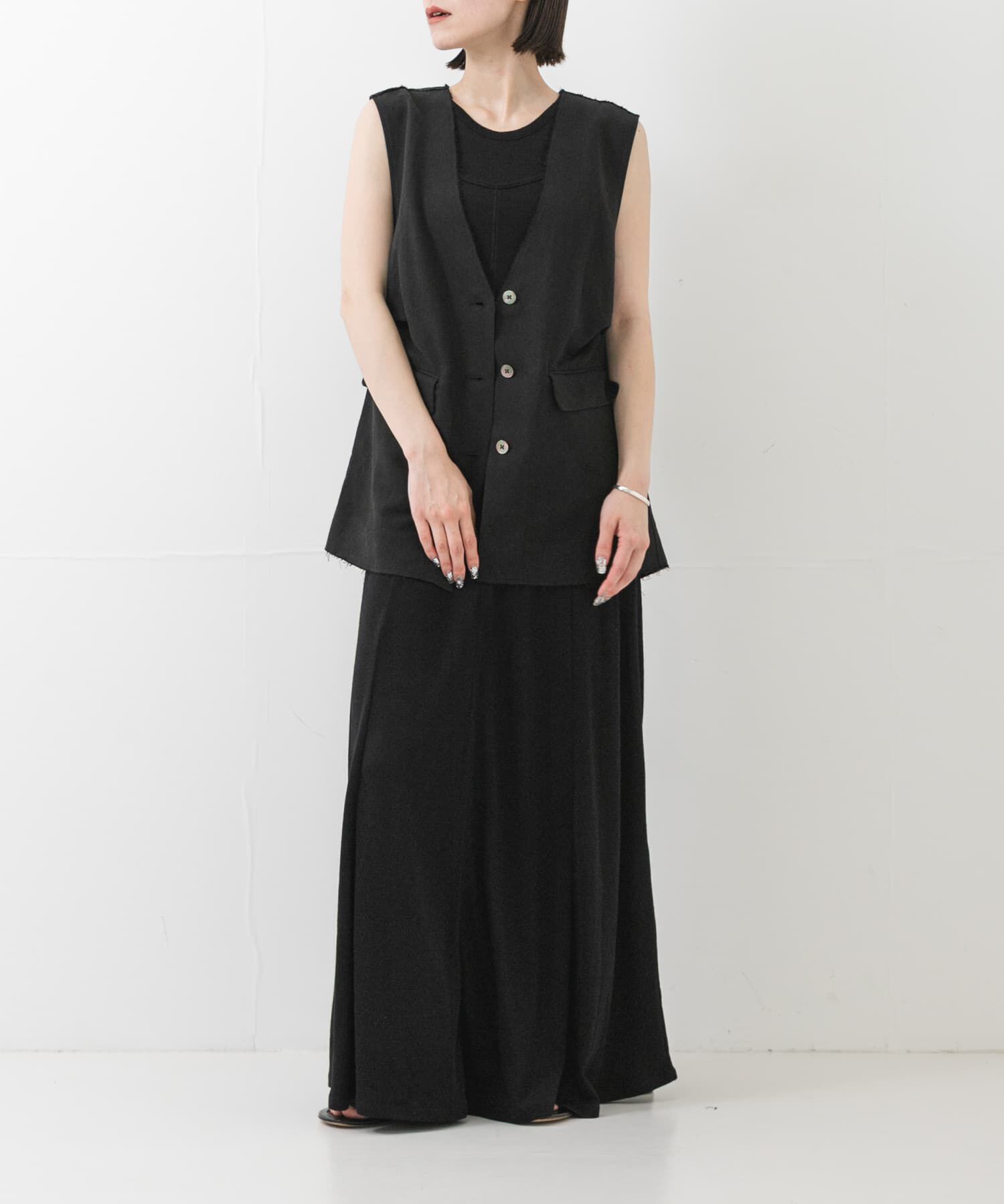 URBAN RESEARCH「new basic　SILK LINEN GILET」|ダウンベスト・ベスト|