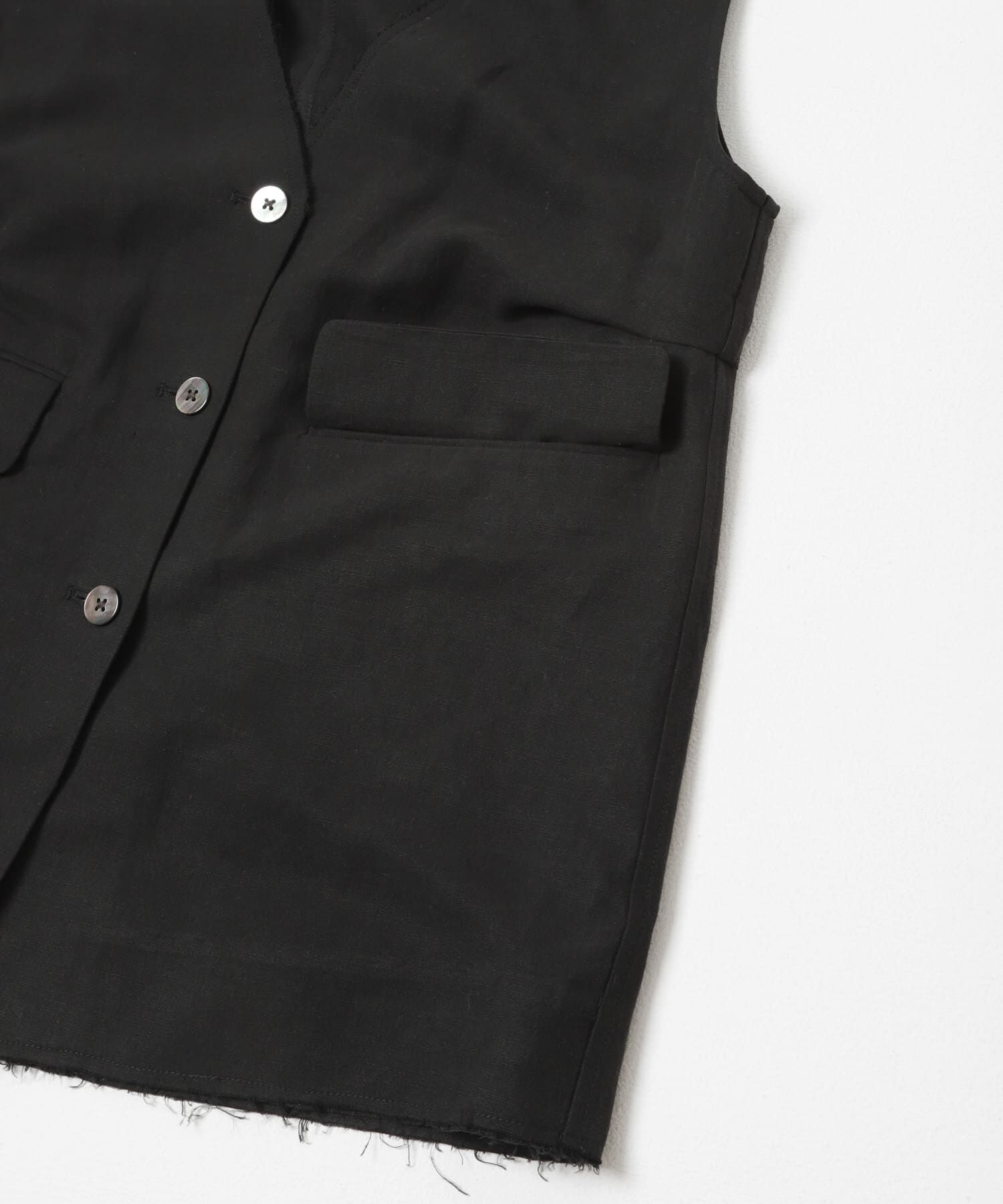 URBAN RESEARCH「new basic　SILK LINEN GILET」|ダウンベスト・ベスト|