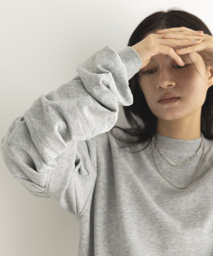 GARAGE OF GOOD CLOTHING「ミニ裏毛袖ギャザープルオーバー」|Tシャツ・カットソー|