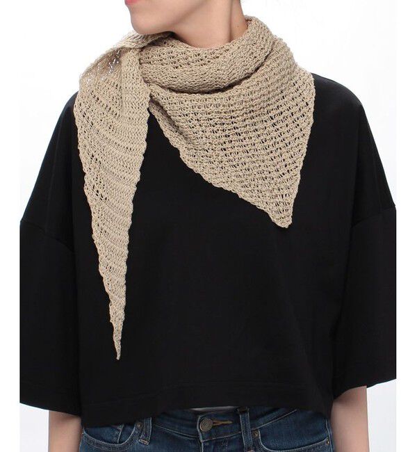 allureville「【THROW(スロウ)】 TRIANGLE SHAWL」|その他|