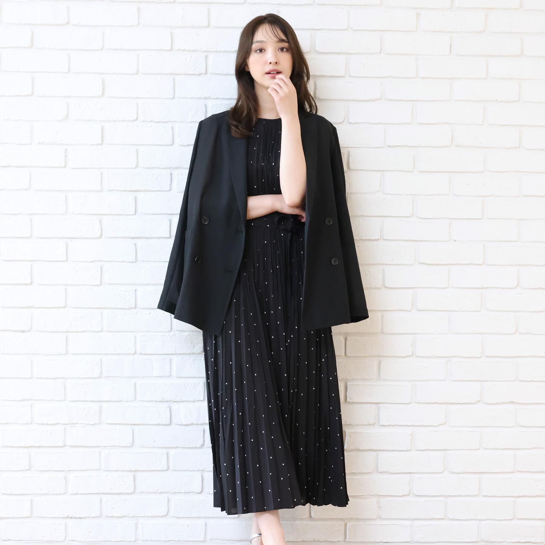 DRESSTERIOR「【ウォッシャブル/2WAYシルエット】ノースリーブプリーツワンピース」|ワンピース|
