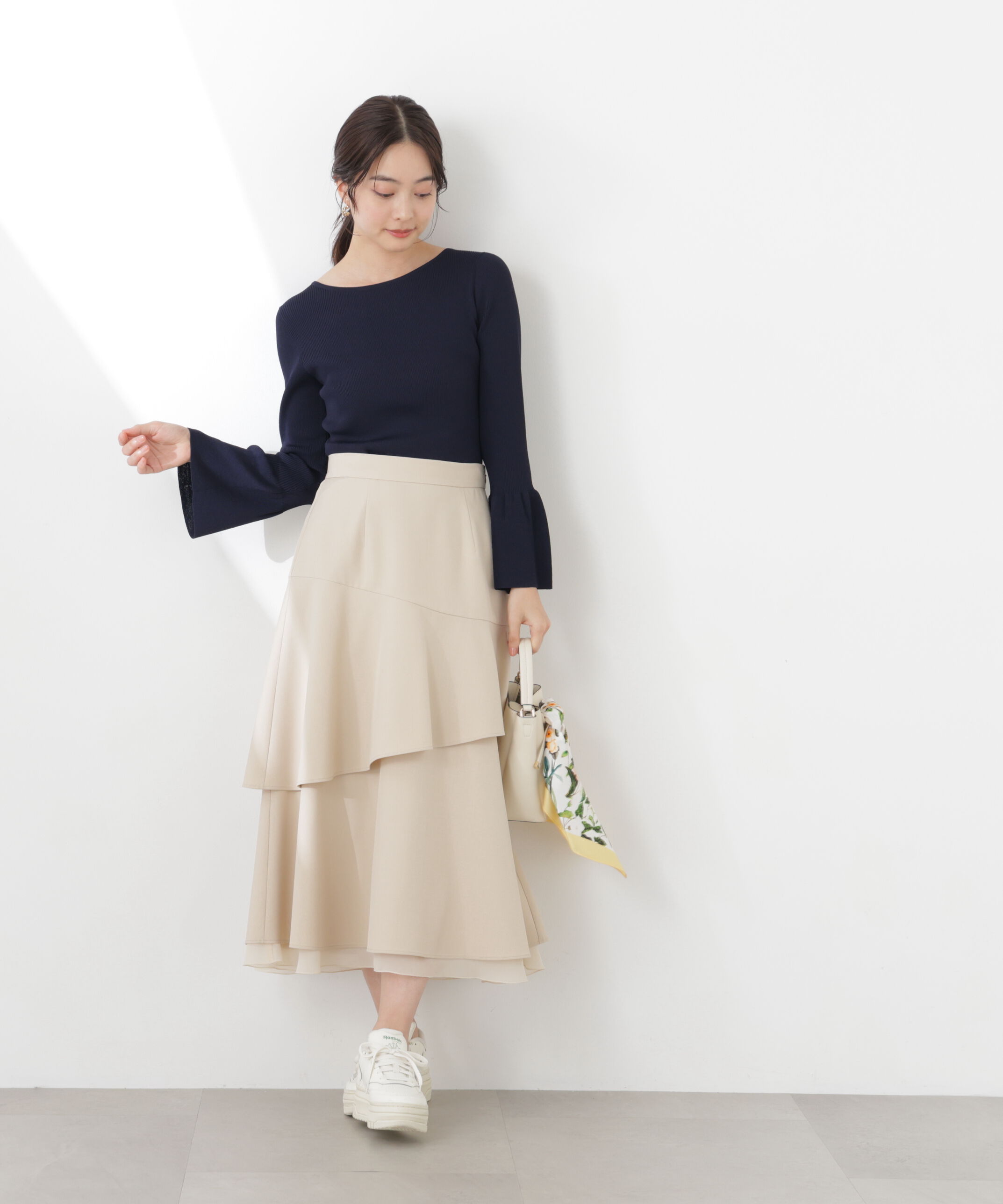 PROPORTION BODY DRESSING「フォルムスリーブニット　26SS」|ニット・セーター|