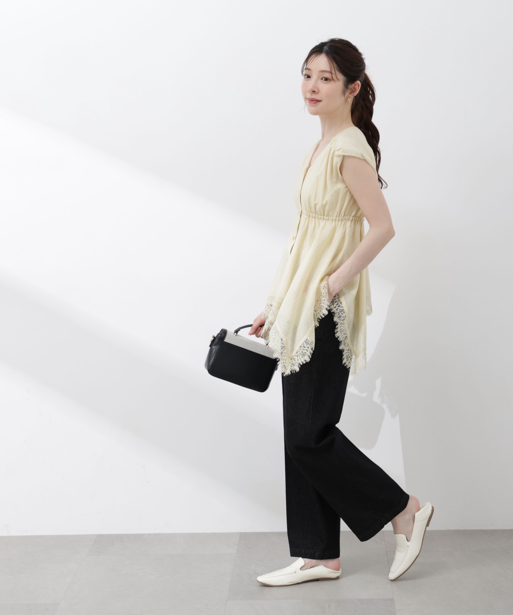 PROPORTION BODY DRESSING「ワイドフレアスラックスパンツ 26SS」|その他|