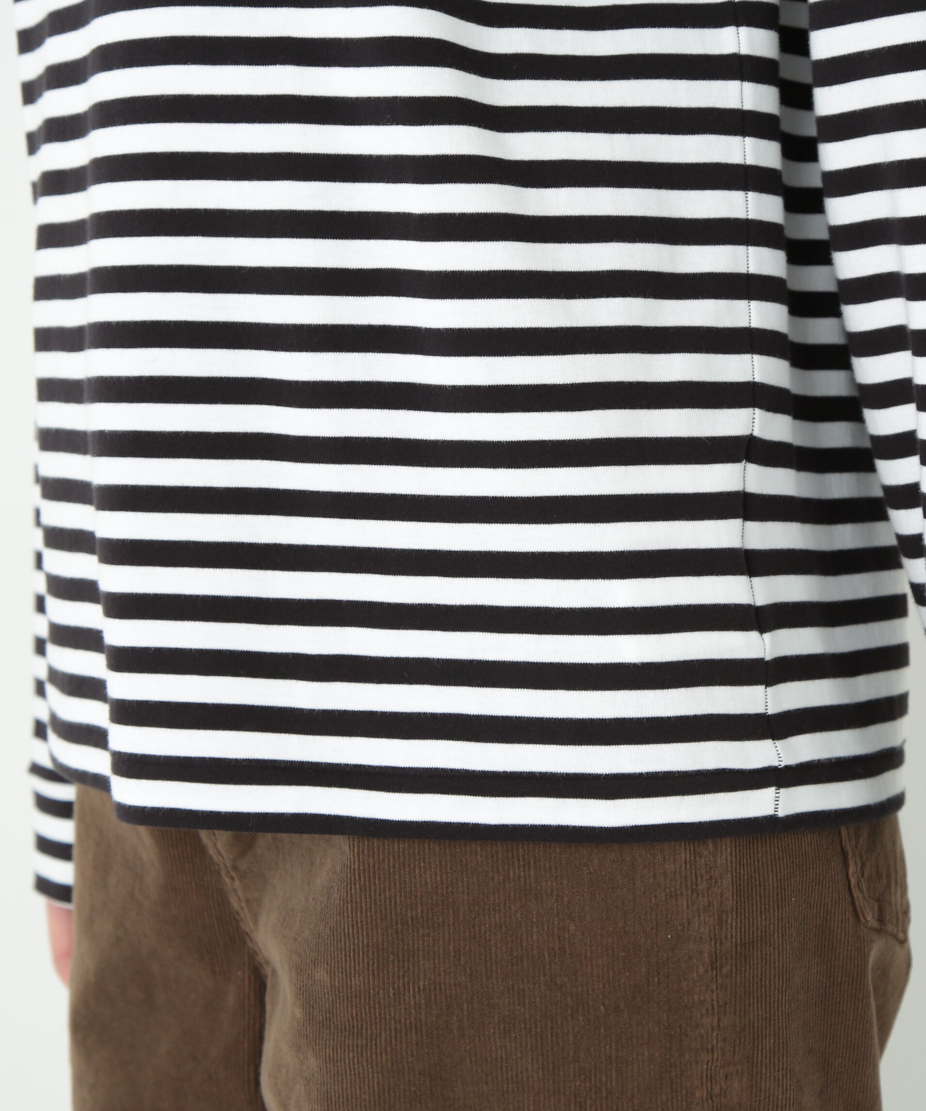  「◆ゼロロックコットンスムースボーダーカットソー」|Tシャツ・カットソー|