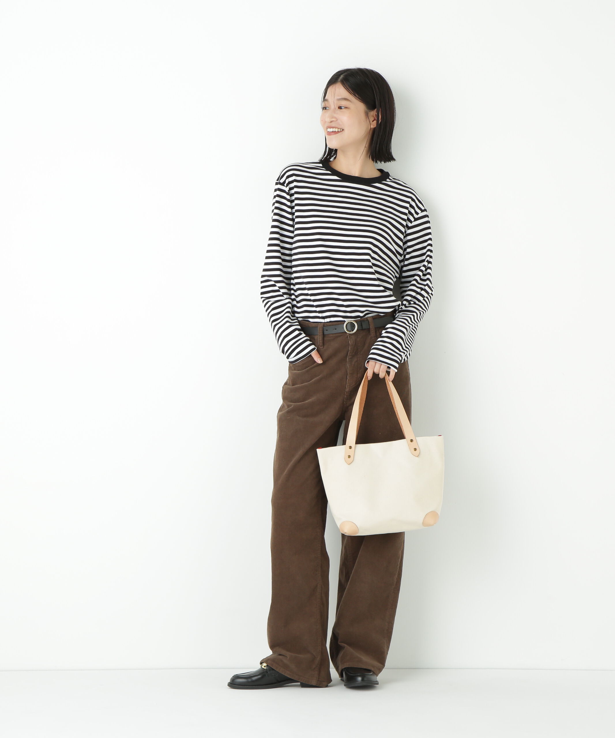  「◆ゼロロックコットンスムースボーダーカットソー」|Tシャツ・カットソー|