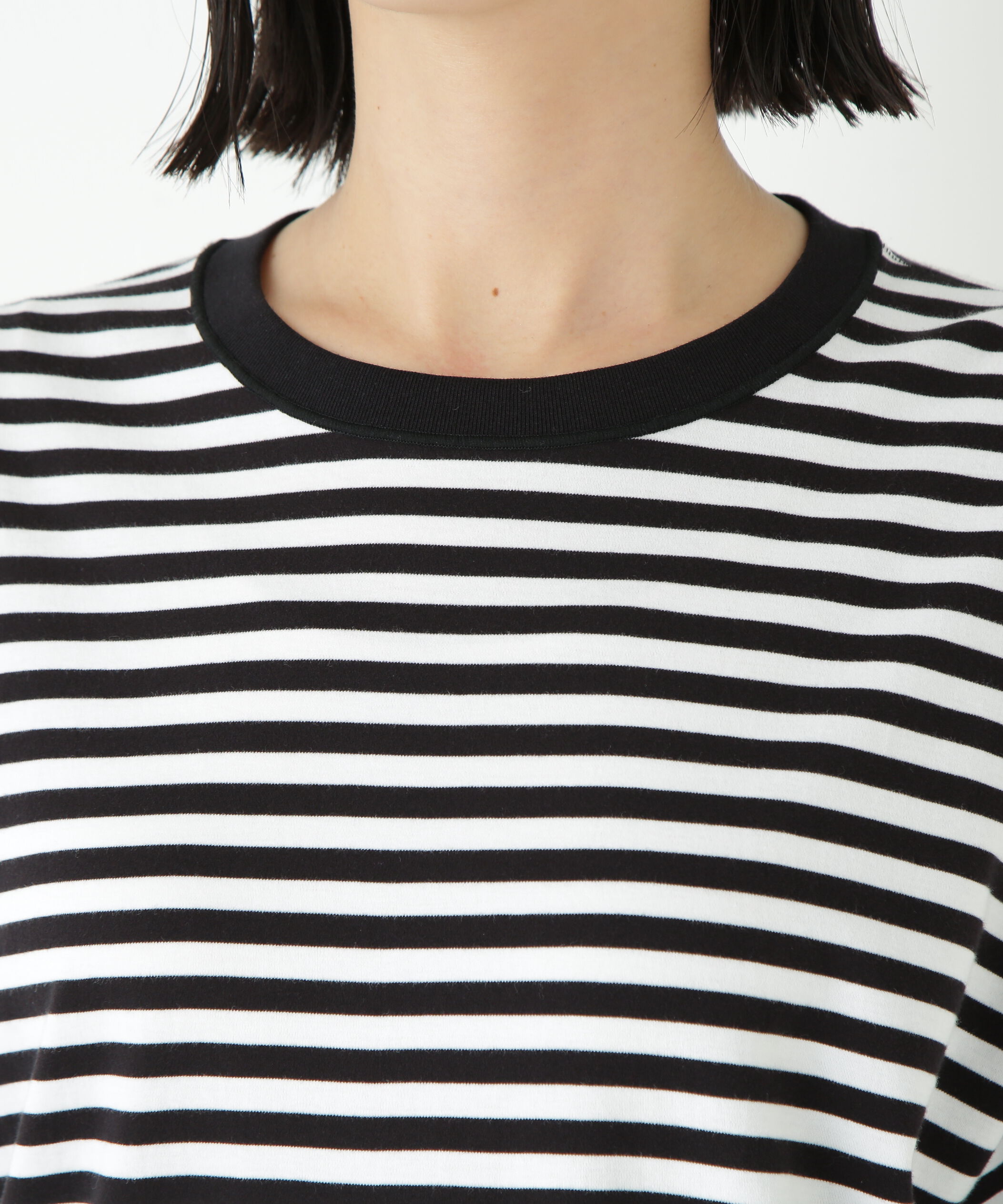  「◆ゼロロックコットンスムースボーダーカットソー」|Tシャツ・カットソー|