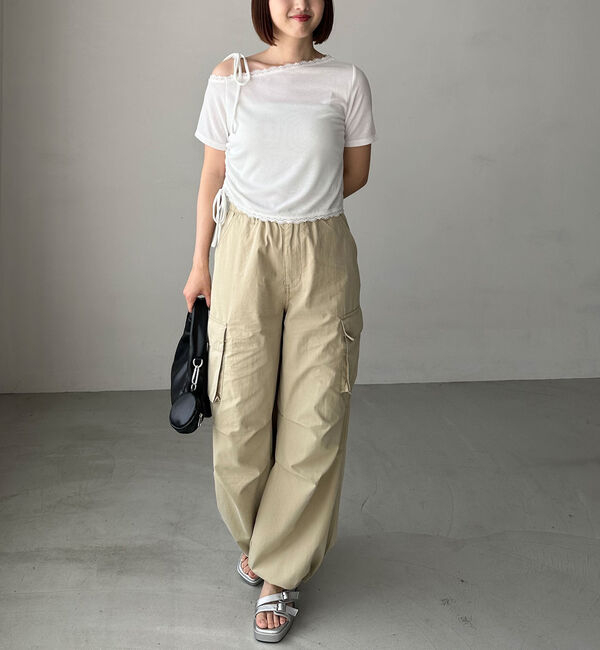 archives「レーストリミングワンショルカットＴＯＰＳ」|Tシャツ・カットソー|