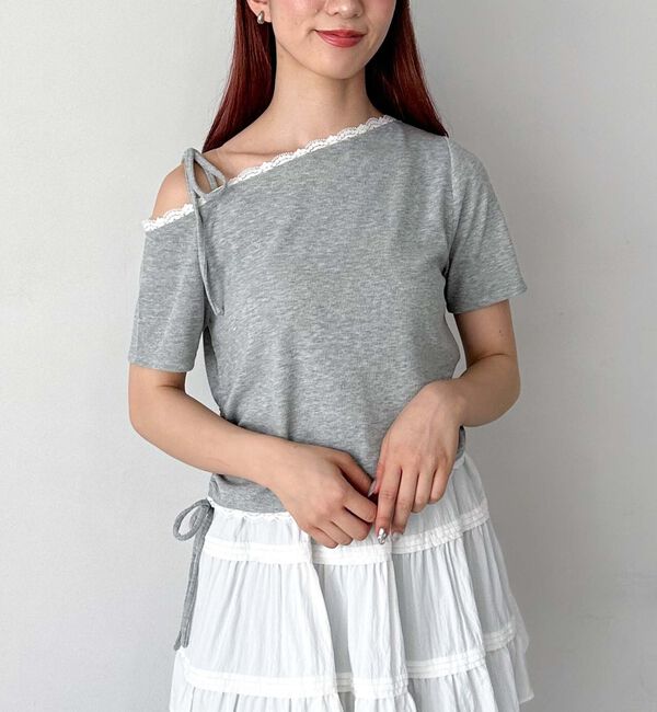 archives「レーストリミングワンショルカットＴＯＰＳ」|Tシャツ・カットソー|