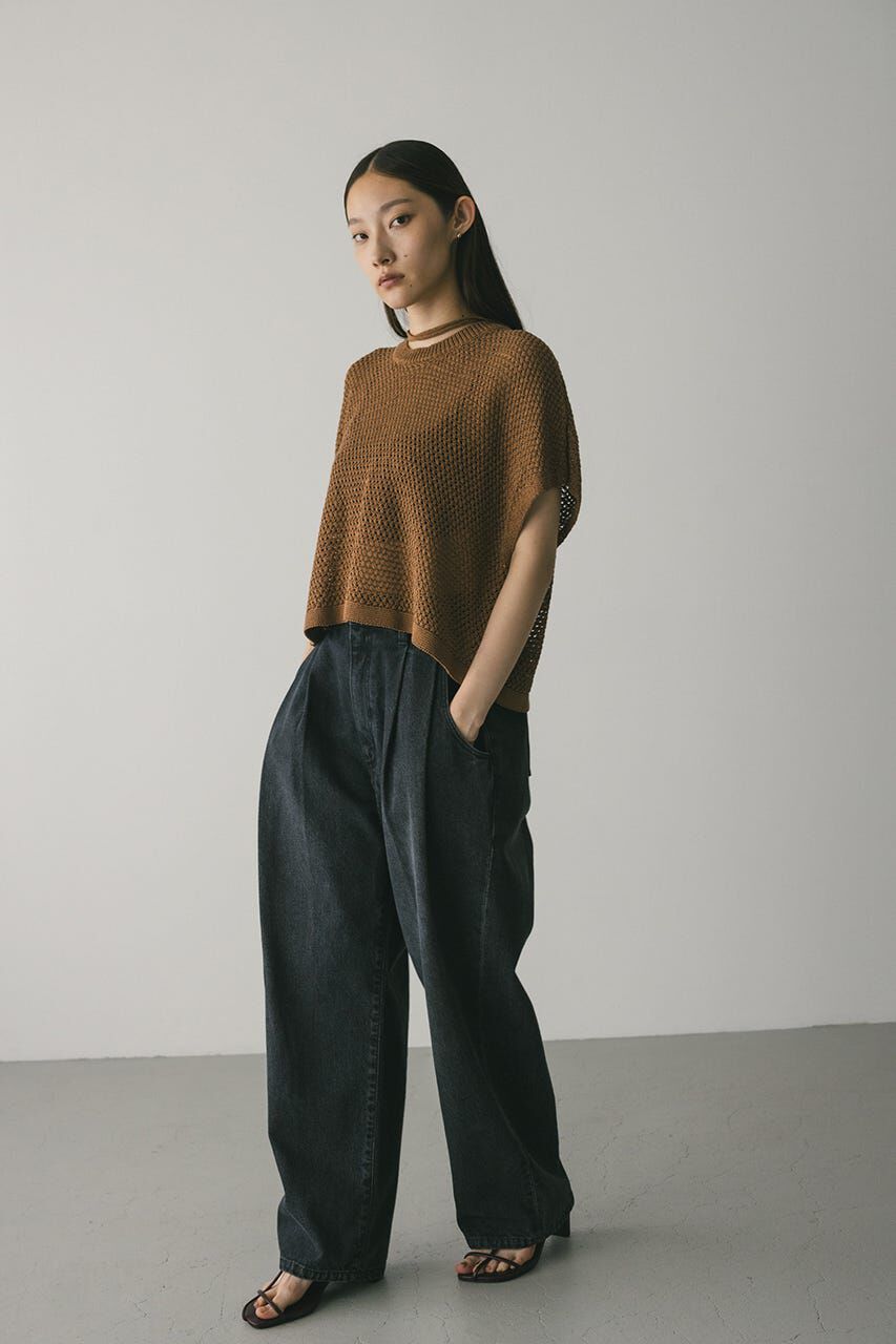 STYLEMIXER「ルーズクロシェニットトップ」|ニット・セーター|