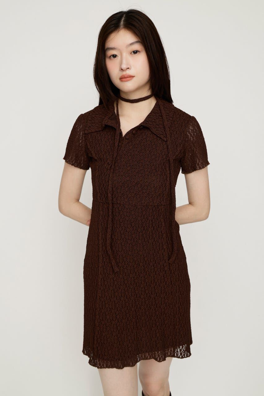 SLY「CUT JQ SHORT ワンピース」|ワンピース|BRN