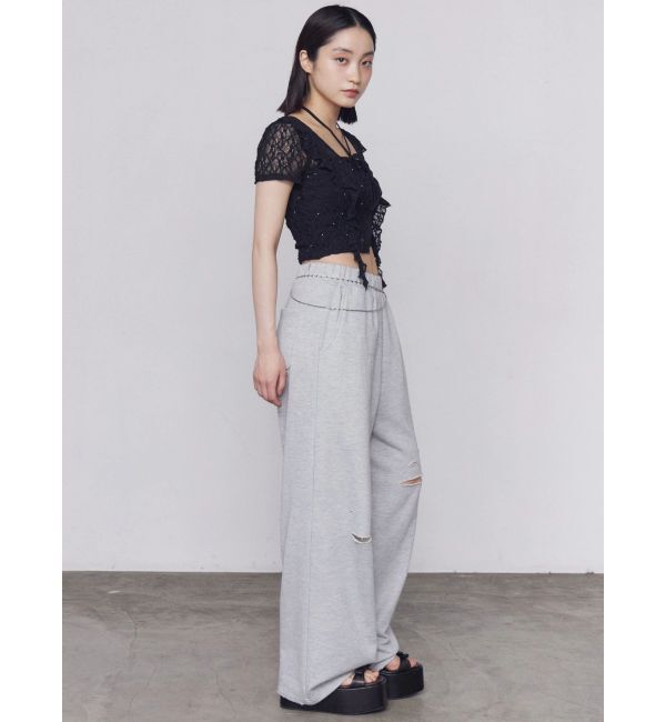 EMODA「クラッシュルーズスウェットパンツ」|その他|