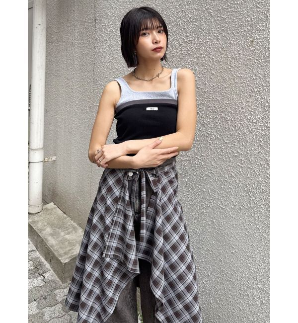 MURUA「スカートスタイルラップシャツ」|その他|