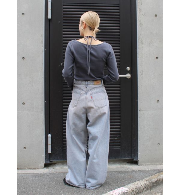 Ungrid「リボンデザインロングスリーブTee」|Tシャツ・カットソー|