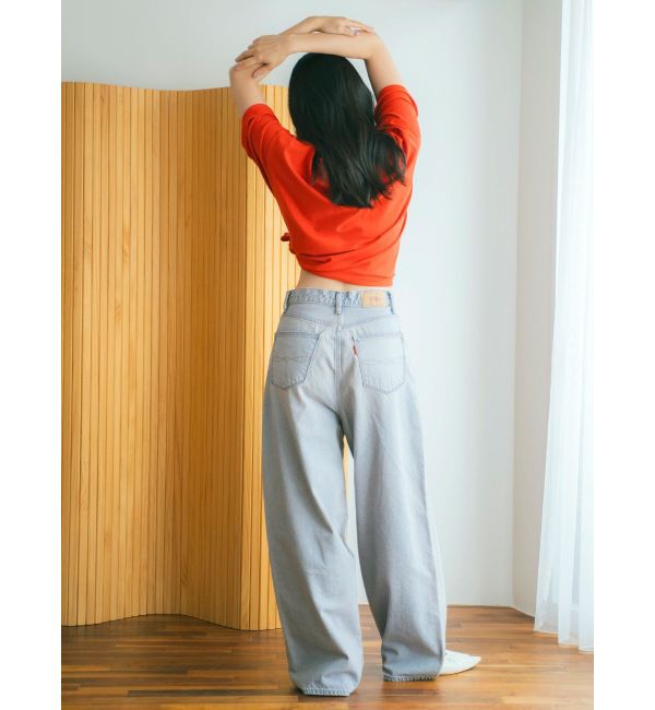 Ungrid「ミニスラブビッグシルエットロゴTee」|Tシャツ・カットソー|