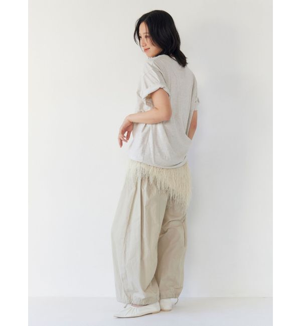 Ungrid「ミニスラブビッグシルエットロゴTee」|Tシャツ・カットソー|