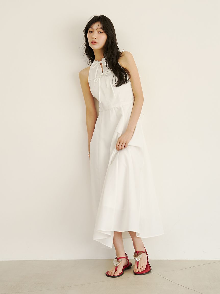 LILY BROWN「【LUMISHADE】アメスリフレアシャツワンピース」|ワンピース|