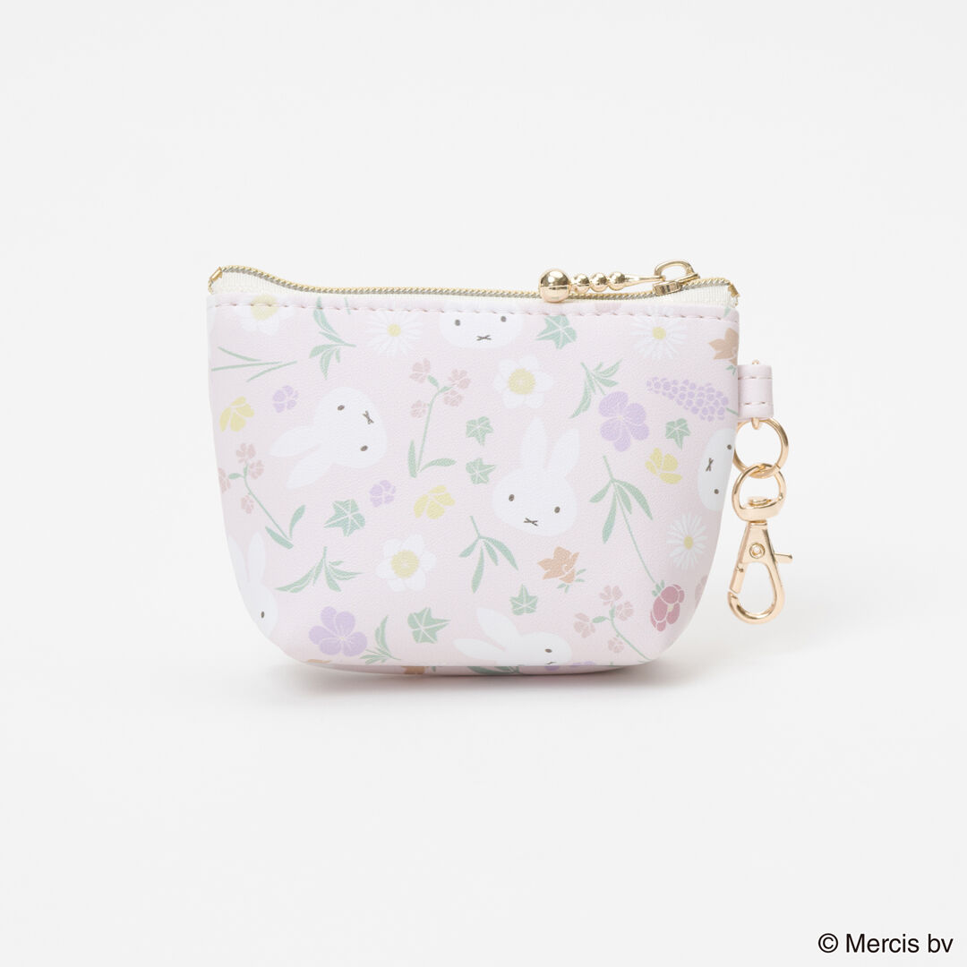  「MIFFY Floral pattern マイクロ台形ポーチ」|ポーチ|