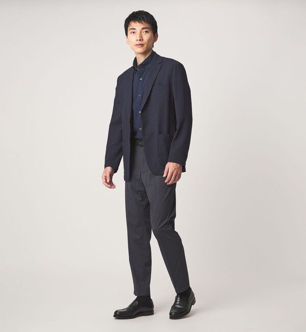 UNITED ARROWS green label relaxing「A+ air Pメッシュ L/STD 2P ジャケット -ウォッシャブル・ストレッチ・通気性-」|テーラードジャケット|