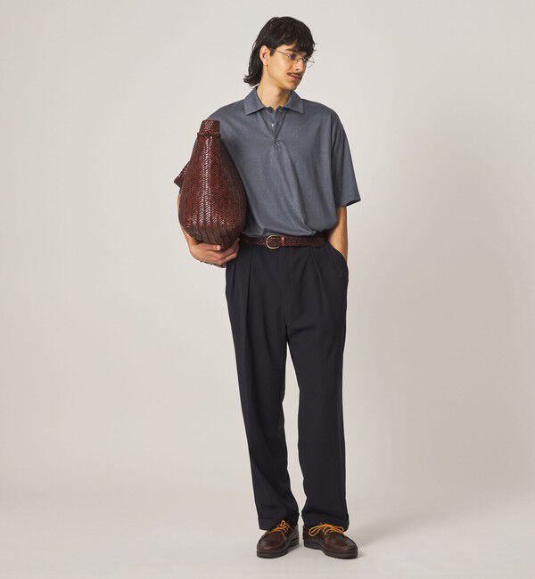 STEVEN ALAN「＜Steven Alan＞ RAMIE/PE ポロシャツ」|ポロシャツ|