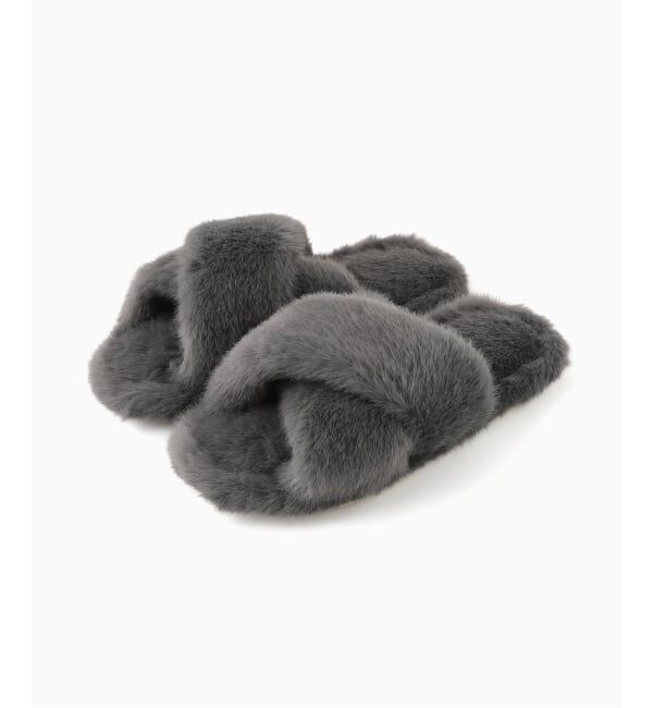 journal standard Furniture「《予約》SLIPPER FUR　フェイクファー スリッパ」|ルームシューズ|