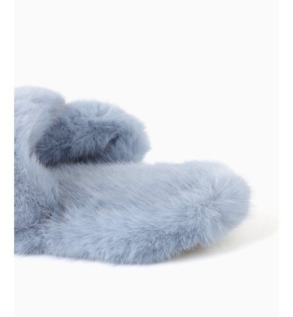 journal standard Furniture「《予約》SLIPPER FUR　フェイクファー スリッパ」|ルームシューズ|