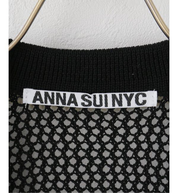 JOINT WORKS「anna sui nyc / アナスイエヌワイシー メッシュニットハンソデカーディガン」|カーディガン|