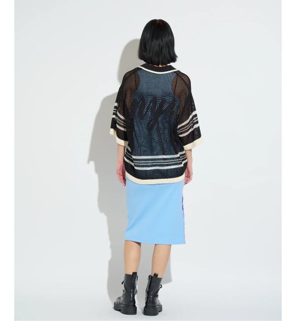 JOINT WORKS「anna sui nyc / アナスイエヌワイシー メッシュニットハンソデカーディガン」|カーディガン|