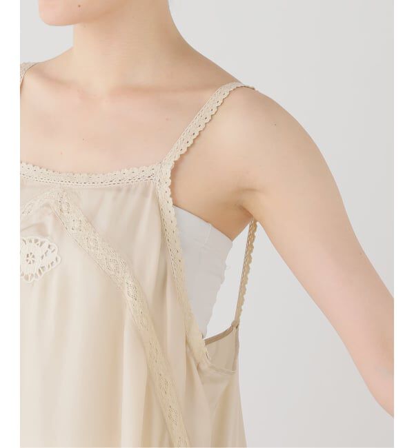 SLOBE IENA「ARCHIVE STANCE/アーカイブスタンス レースキャミソール CUPRO LACE SLIP DRES」|ワンピース|