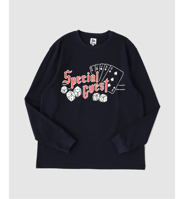 PULP「SPECIAL GUEST / スペシャルゲスト CASINO LOGO LS TEE」|Tシャツ・カットソー|ネイビー