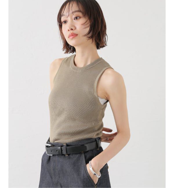 journal standard L'essage「ニットリブタンクトップ」|タンクトップ|