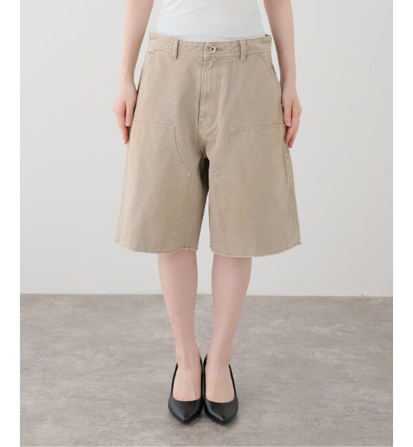 JOURNAL STANDARD「【COOR / クアー】OVER DYED BERMUDA DOUBLE KNEE PANTS」|スラックス|