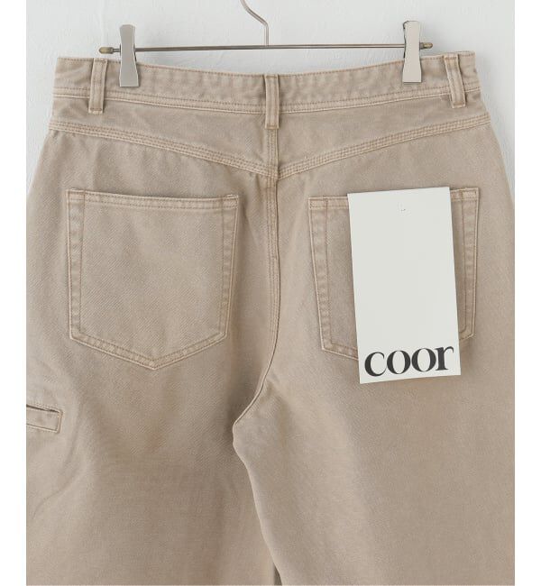JOURNAL STANDARD「【COOR / クアー】OVER DYED BERMUDA DOUBLE KNEE PANTS」|スラックス|