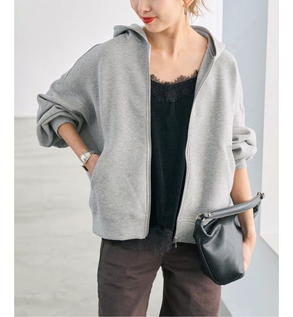 Spick and Span「《一部店舗+WEB限定 / 予約》コクーンシルエットパーカー」|Tシャツ・カットソー|