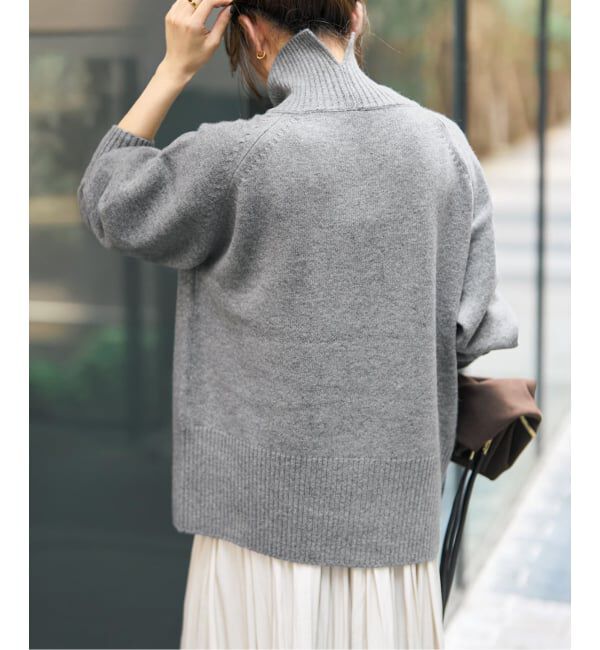 Spick and Span「《予約》ウールカシミヤハイネックプルオーバー」|ニット・セーター|