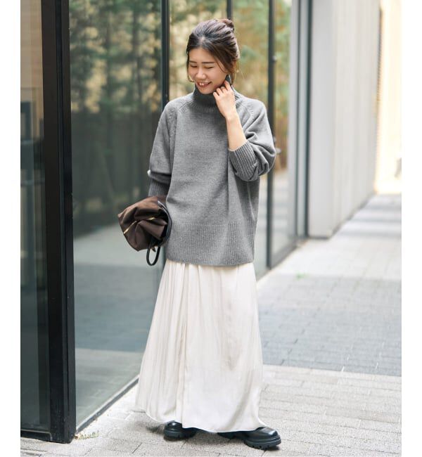 Spick and Span「《予約》ウールカシミヤハイネックプルオーバー」|ニット・セーター|