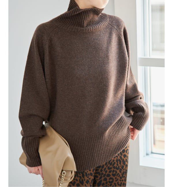 Spick and Span「《予約》ウールカシミヤハイネックプルオーバー」|ニット・セーター|