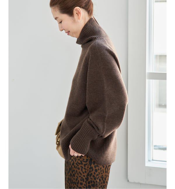 Spick and Span「《予約》ウールカシミヤハイネックプルオーバー」|ニット・セーター|