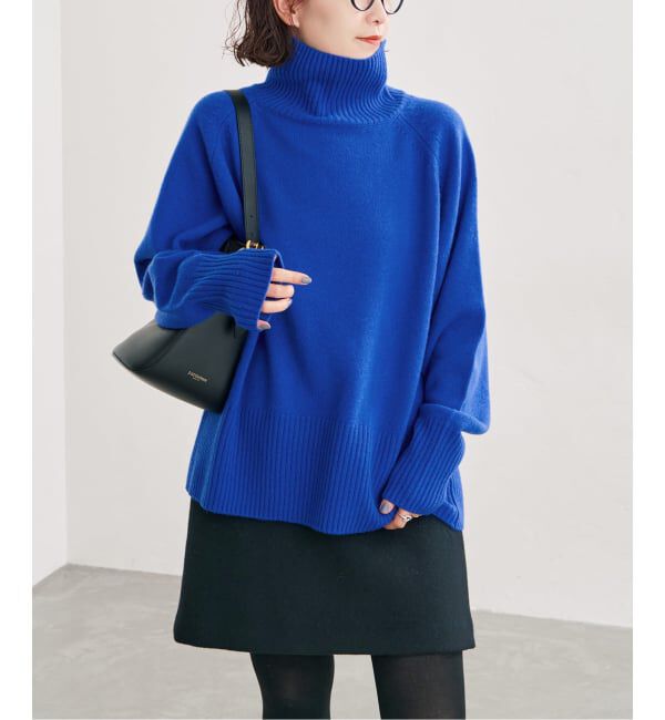 Spick and Span「《予約》ウールカシミヤハイネックプルオーバー」|ニット・セーター|