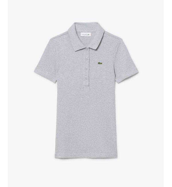 LACOSTE「タイトフィットリブニットポロシャツ」|ポロシャツ|