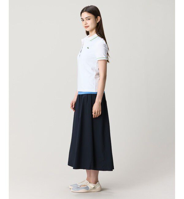 LACOSTE「カラー＆カフスラインスリムフィットポロシャツ」|ポロシャツ|