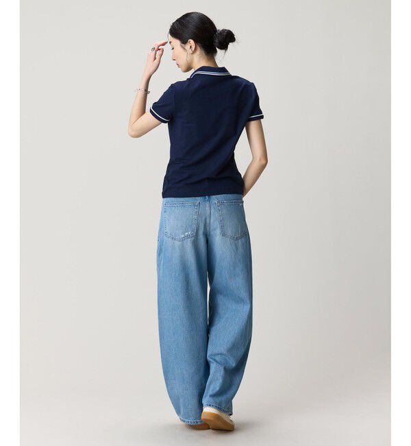 LACOSTE「カラー＆カフスラインスリムフィットポロシャツ」|ポロシャツ|