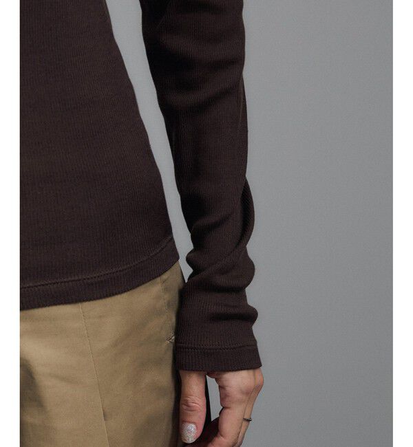 SALON adam et rope'「Hug Silkラウンドネックプルオーバー 2 / 新色追加」|Tシャツ・カットソー|