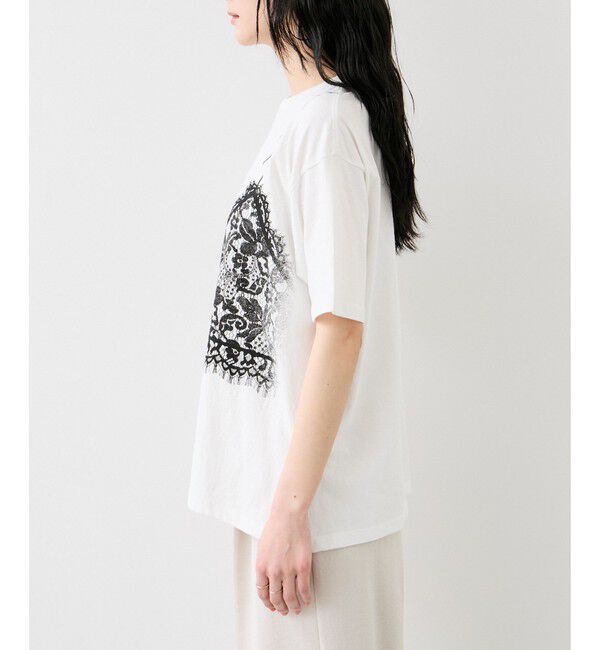 VIS「トロンプルイユプリントTシャツ」|Tシャツ・カットソー|