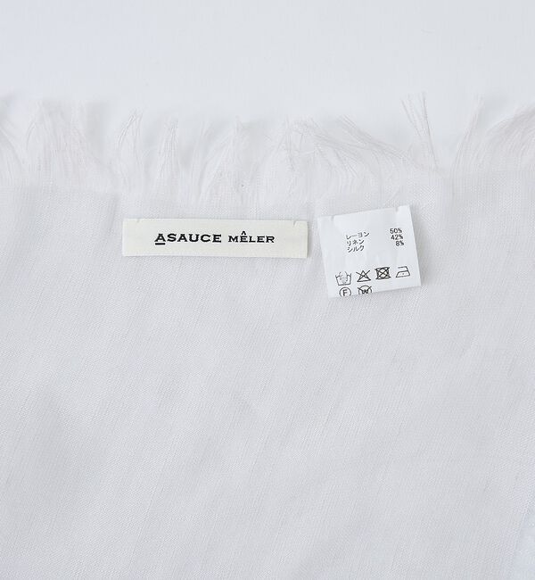 The Store by C' 「【ASAUCE MELER】リネンモダールシルクメランジュソリッドストール 19」|マフラー|