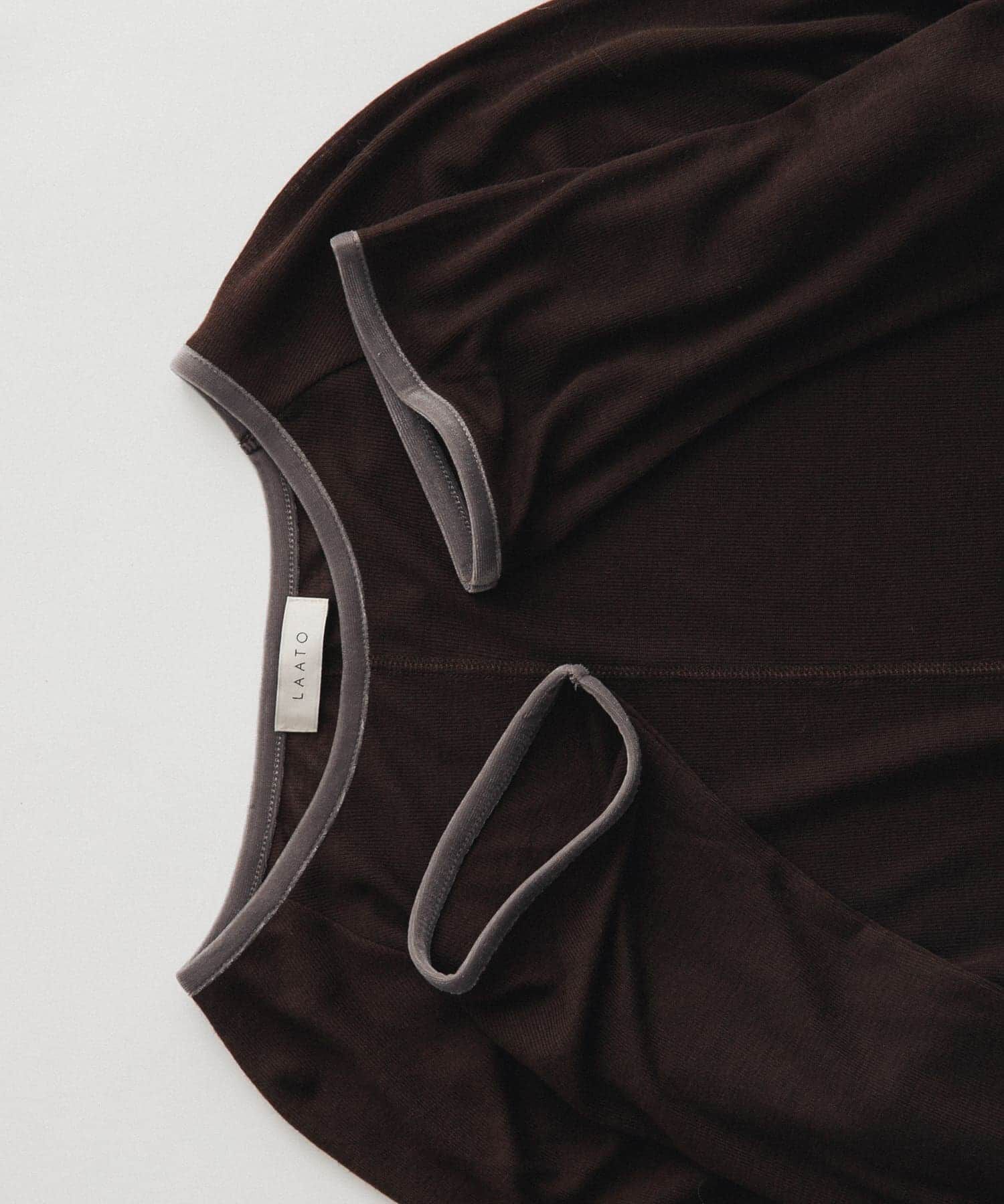 LAATO「piping velor sheer tee」|Tシャツ・カットソー|