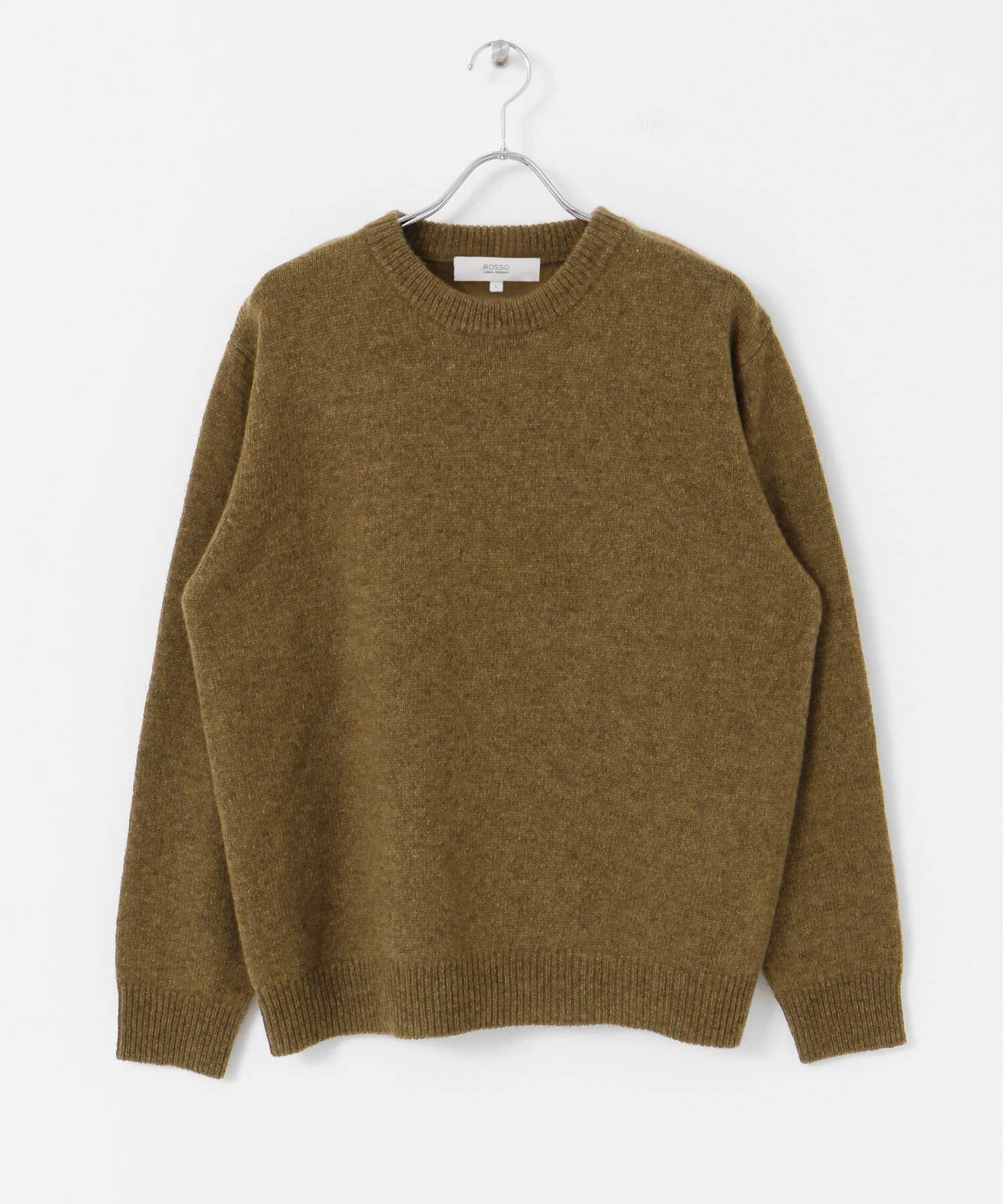 URBAN RESEARCH ROSSO「『XLサイズあり』シェットランドウールクルーネックニット」|ニット・セーター|