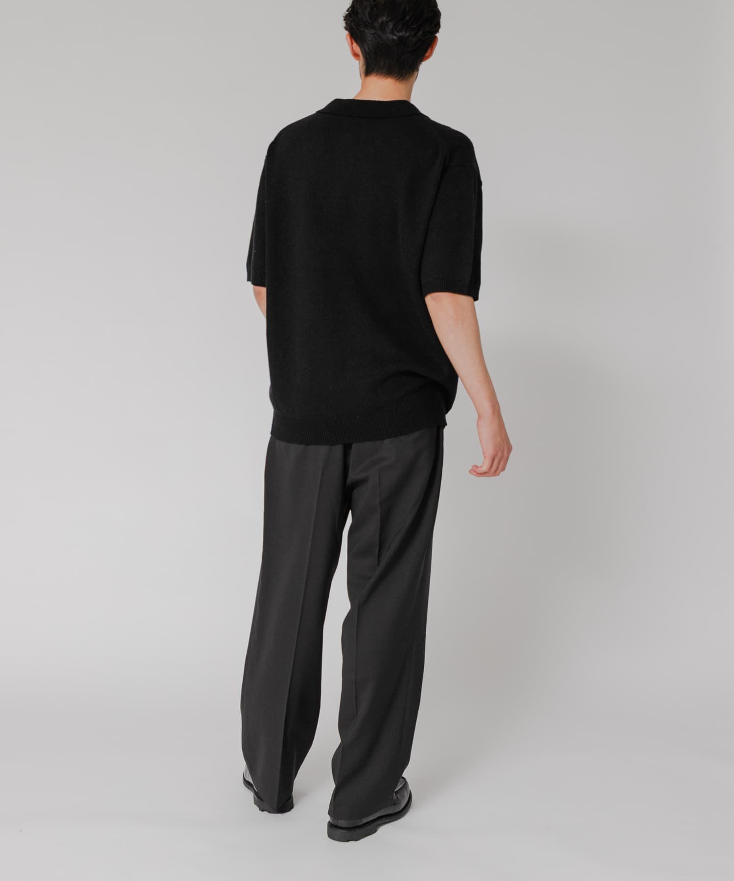 URBAN RESEARCH「SILK NOIL スキッパーポロニット」|ポロシャツ|