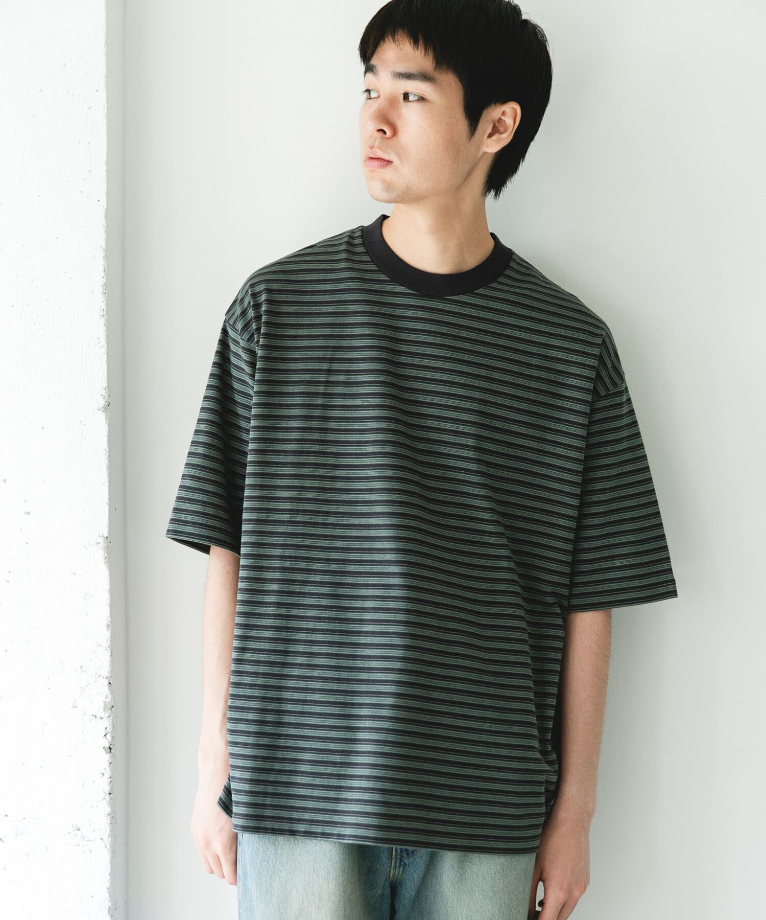 URBAN RESEARCH DOORS「OUTDOOREXCHANGE ボーダーTシャツ」|Tシャツ・カットソー|
