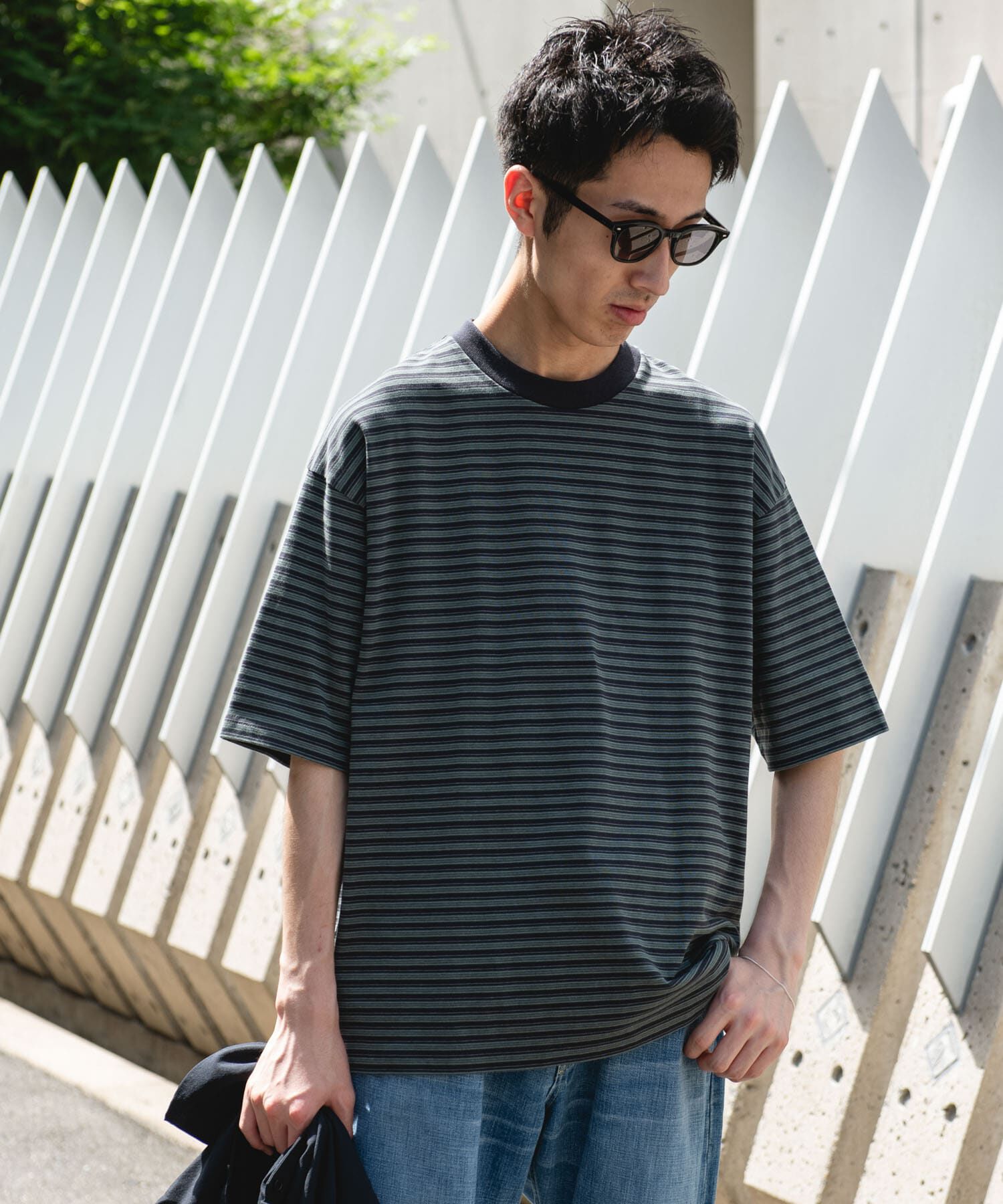 URBAN RESEARCH DOORS「OUTDOOREXCHANGE ボーダーTシャツ」|Tシャツ・カットソー|